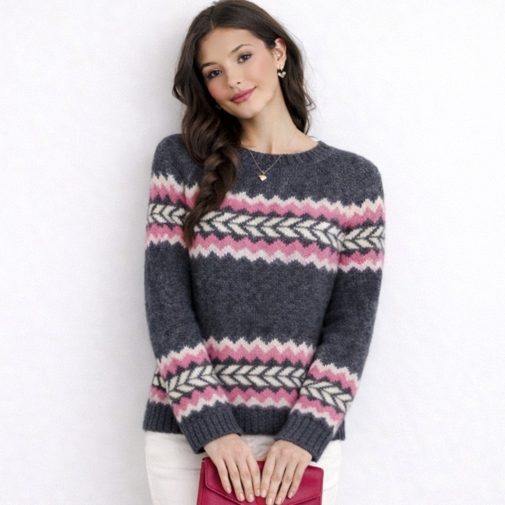 American Eagle Sweet Chunky Knit Wool Blend Pullover‎ Sweater M
